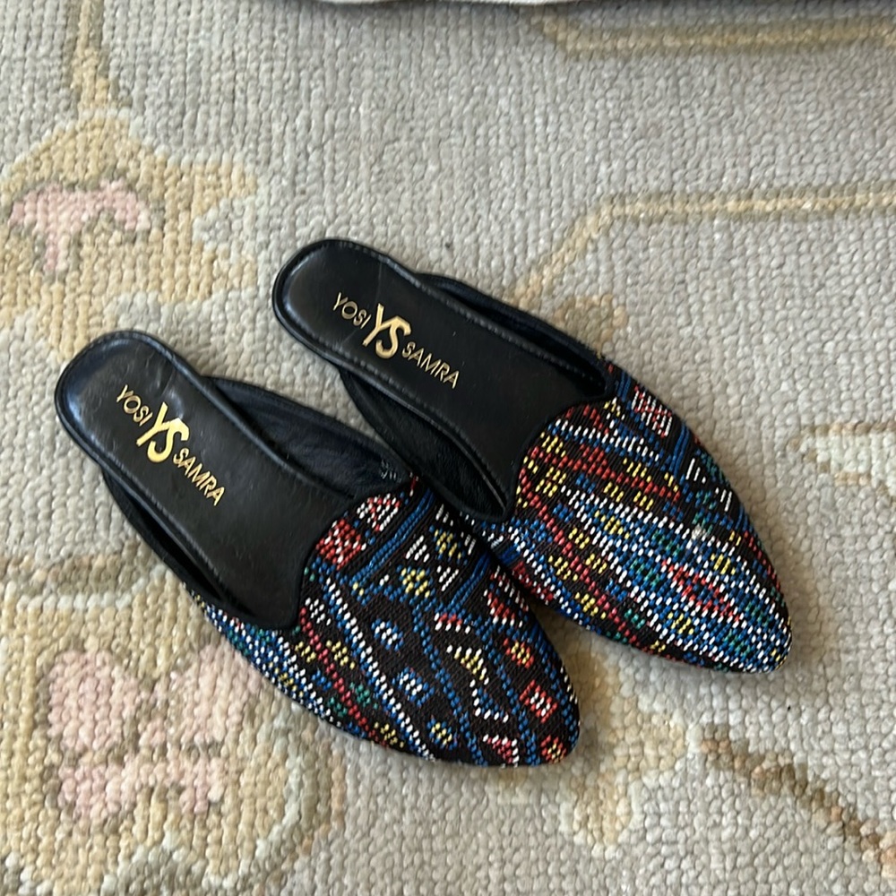 NEW Yosi Samra multi-colored mule